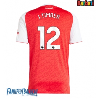 Arsenal Jurrien Timber #12 Tricou Fotbal Replică 2025-26 Barbati Acasa